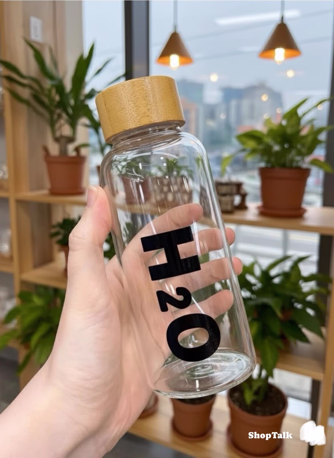H2O Glass Water Bottle –  Reusable Drinking Bottle