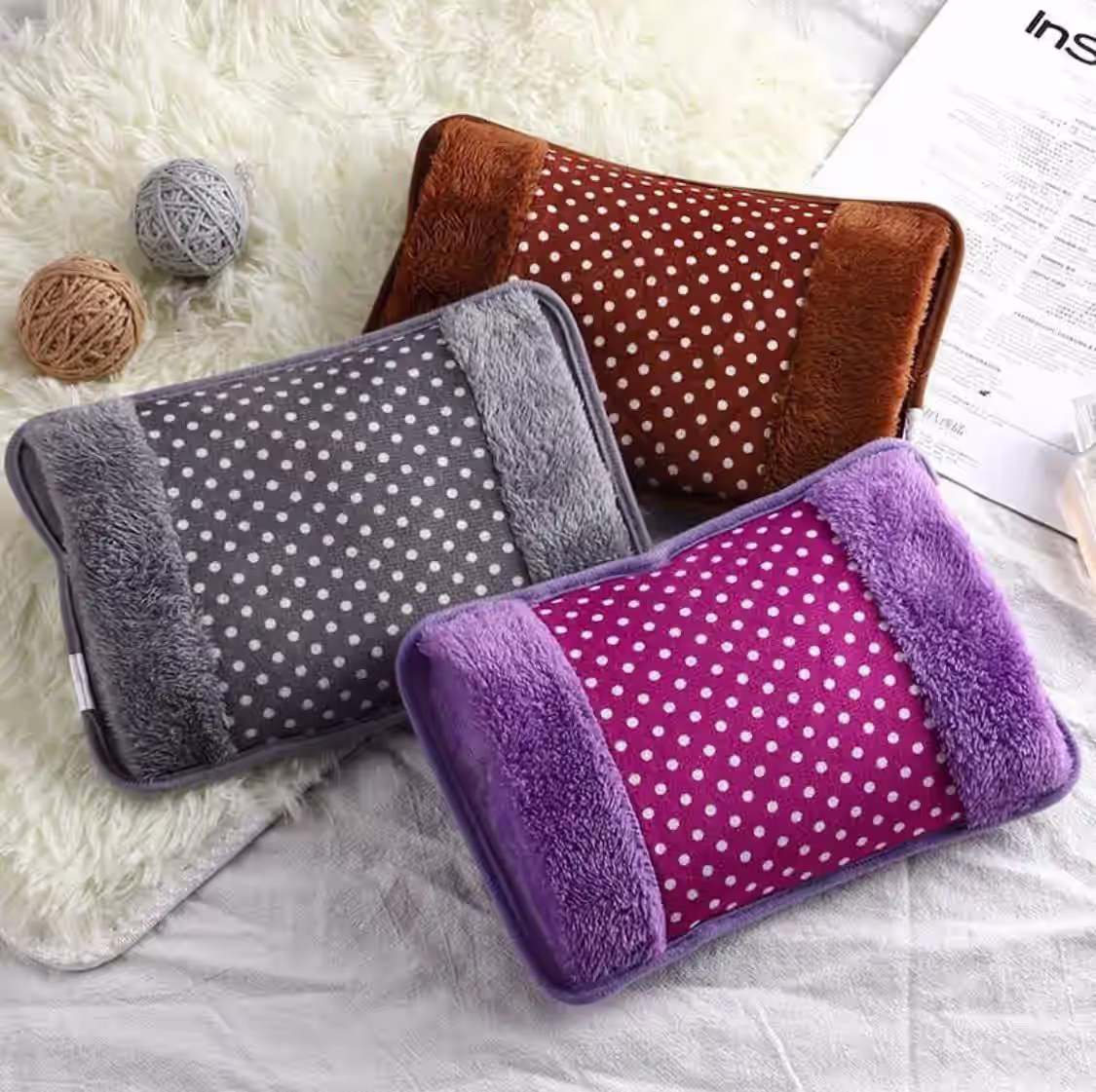 Electric Hot Water Bag – Rechargeable Heating Gel Pad for Pain Relief