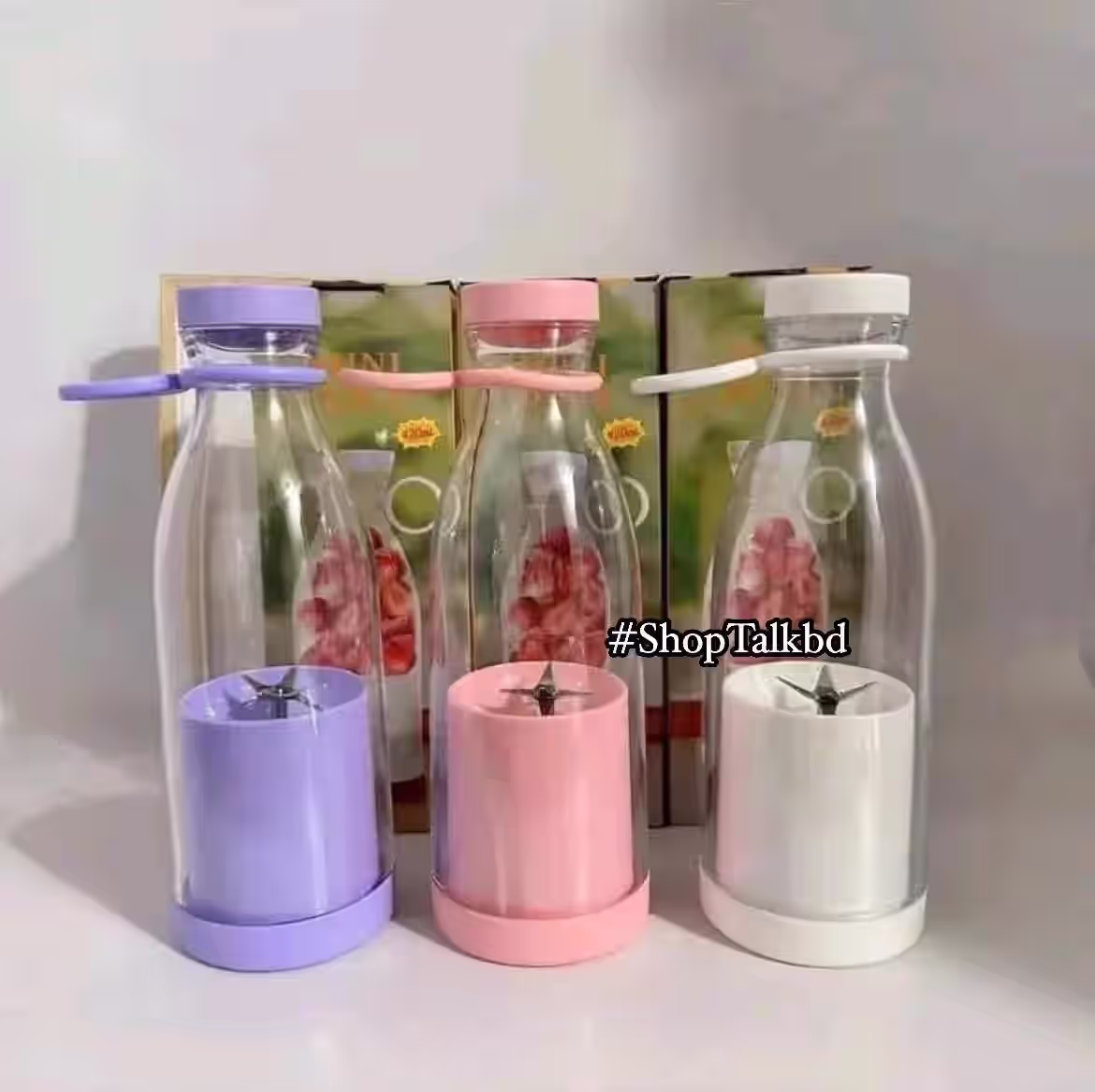 Fresh Juice Portable Blender – Rechargeable Mini Bottle Juicer & Smoothie Maker