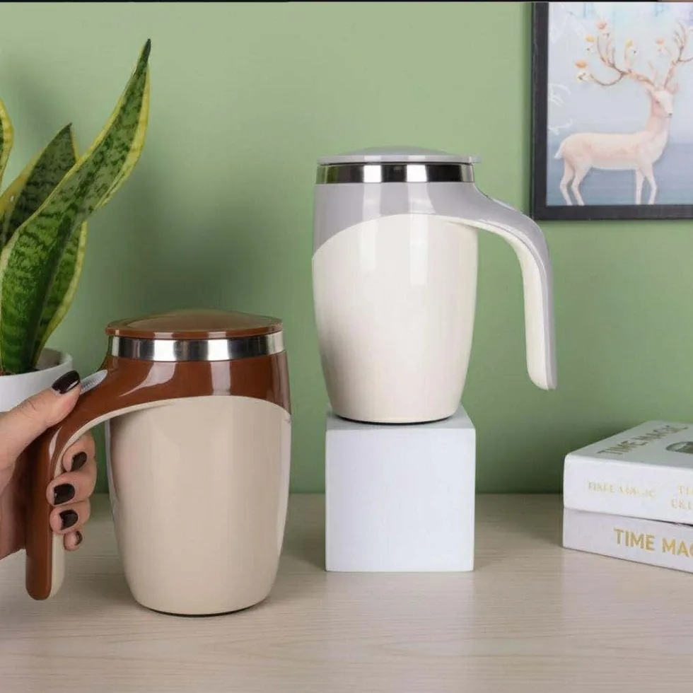 self stirring coffee mug Bangladesh | Smart Mixing Cup 350ml - Buy Online in Bangladesh | ShopTalkBD
