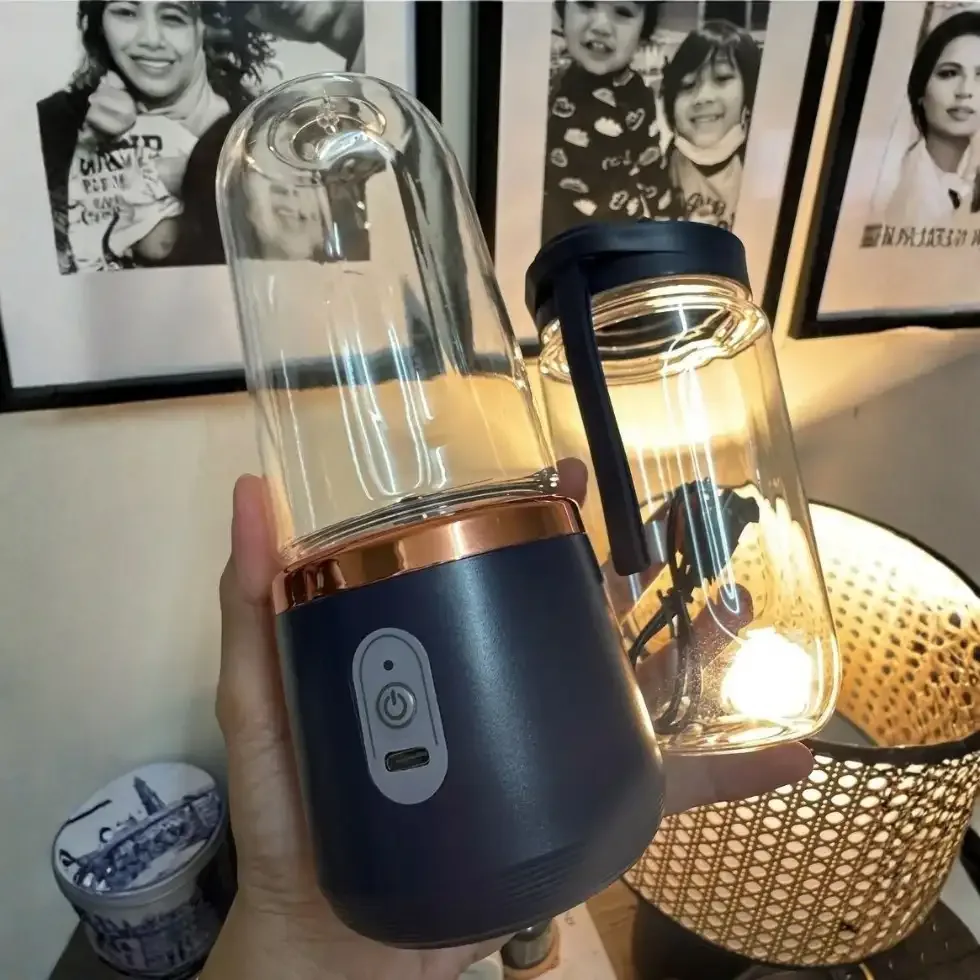 Portable Electric Juicer Blender – Rechargeable Mini Smoothie Maker with Extra Travel Cup - Buy Online in Bangladesh | ShopTalkBD