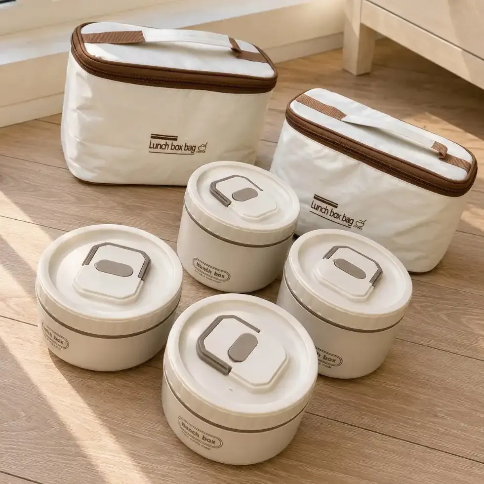 Bento 4 Compartment Stainless Steel Lunch Box with Bag - Buy Online in Bangladesh | ShopTalkBD