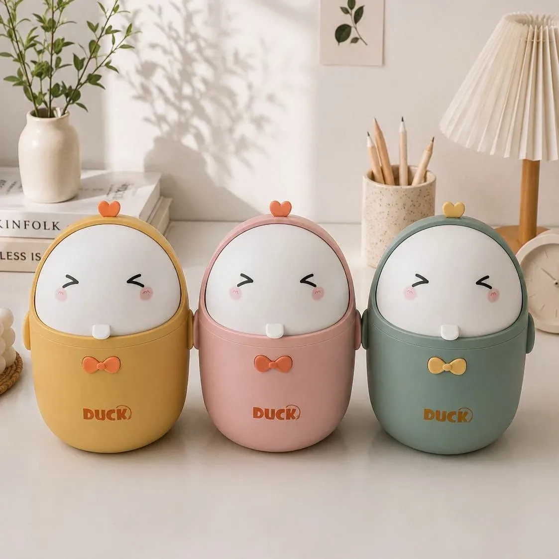 Cute Duck Mini Desktop Dustbin - Buy Online in Bangladesh | ShopTalkBD