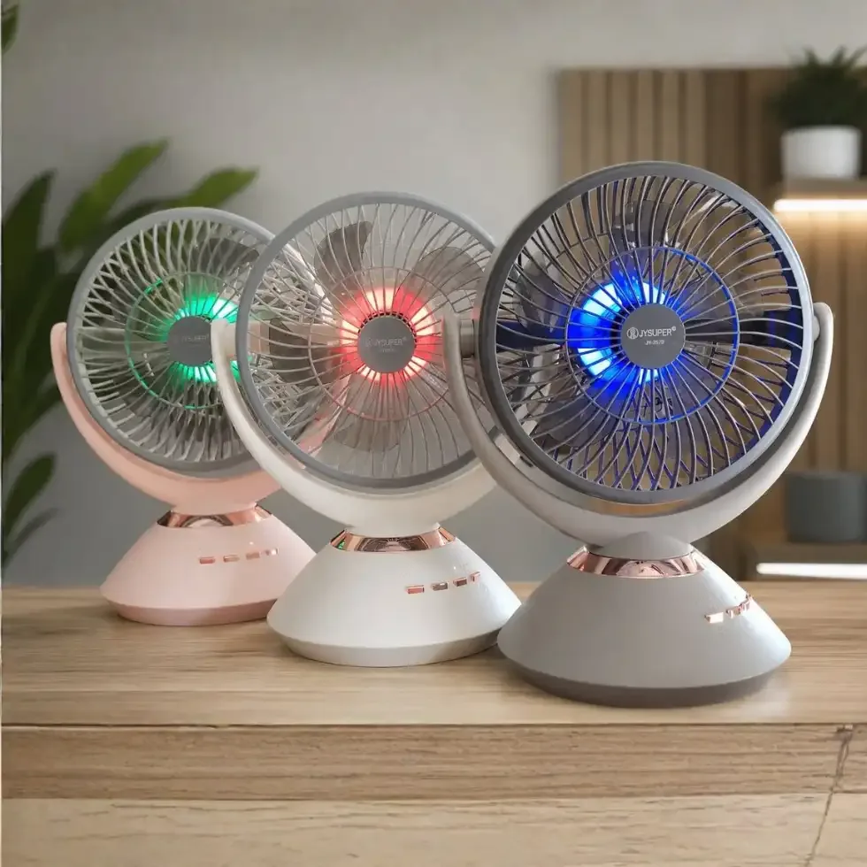 JYSUPER JY-2570 Desk Fan with LED Light - Buy Online in Bangladesh | ShopTalkBD