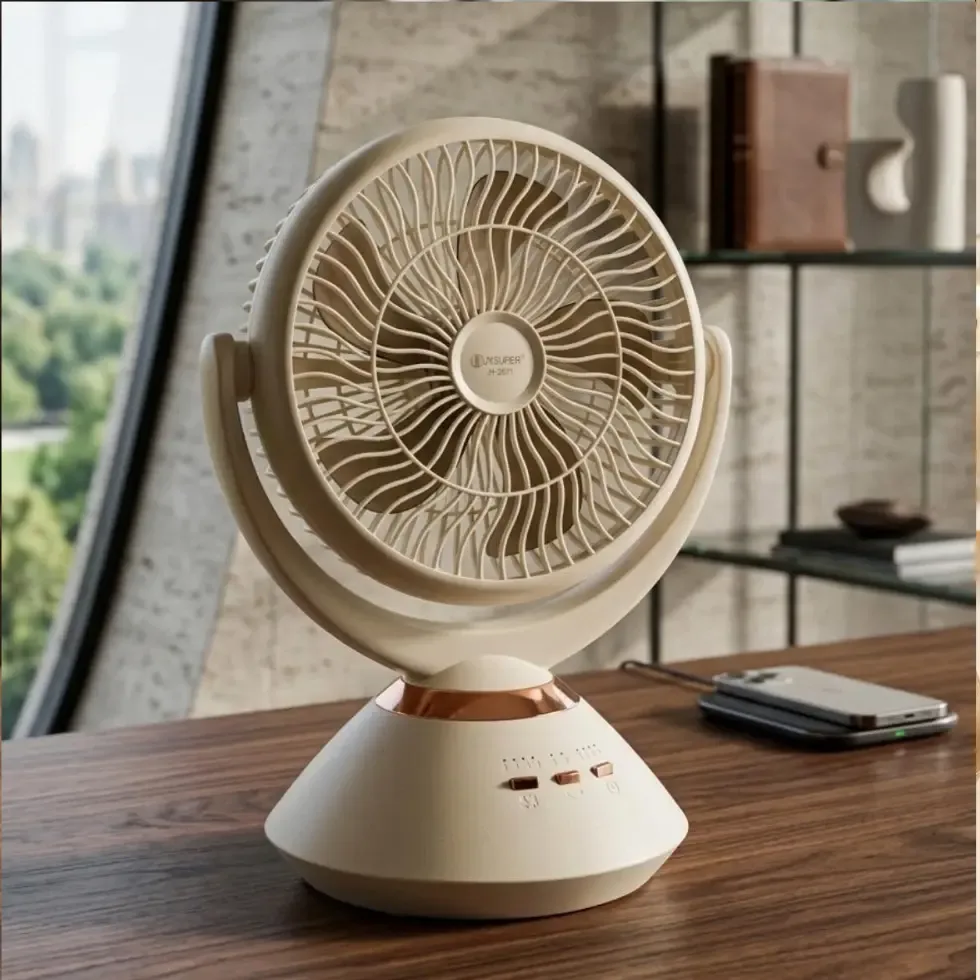 JYSUPER JY-2570 Desk Fan with LED Light - Buy Online in Bangladesh | ShopTalkBD