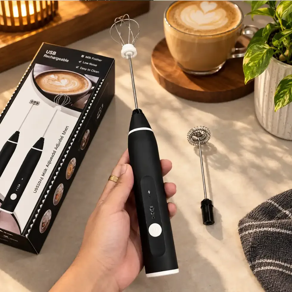 USB Rechargeable Milk Frother &amp; Egg Beater (3 Speed) Price in Bangladesh | ShopTalk BD