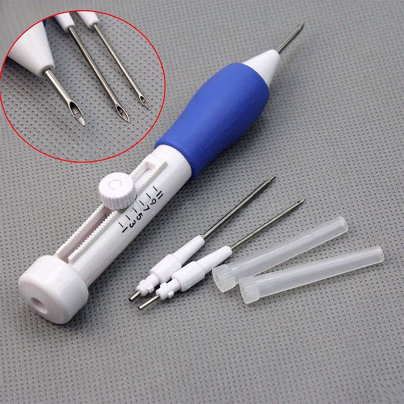 Punch Needle Embroidery Pen Set – Adjustable DIY Needle Craft Tool